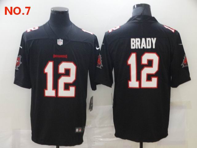 Men's Tampa Bay Buccaneers #12 Tom Brady Jesey NO.7;